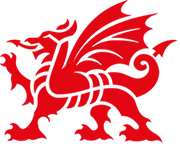 Red Welsh Dragon facing left
